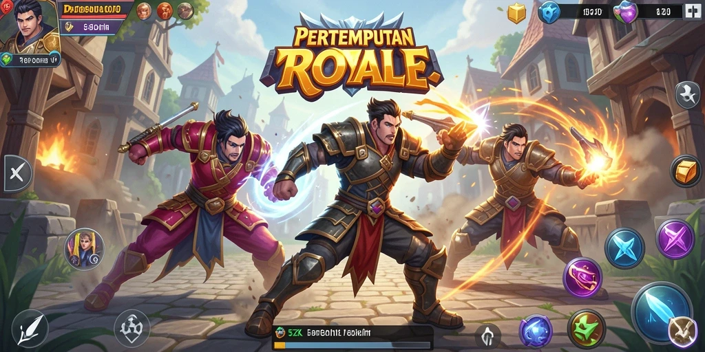 Tampilan mendebarkan dari aksi Battle Royale dalam 5ZK.