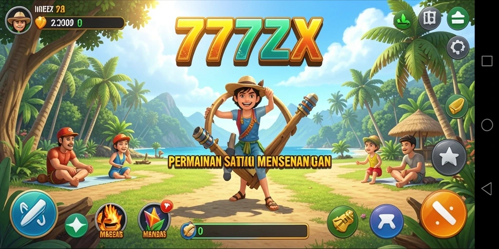 Screenshot dari gameplay santai 777ZX yang menarik.