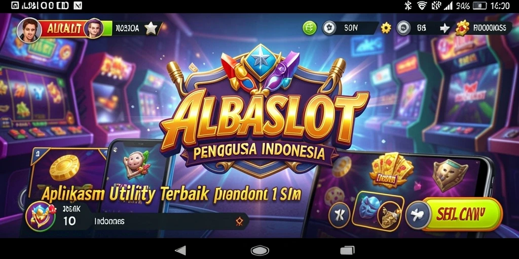 Tampilan antarmuka ALBASLOT dengan alat bantu yang bermanfaat.