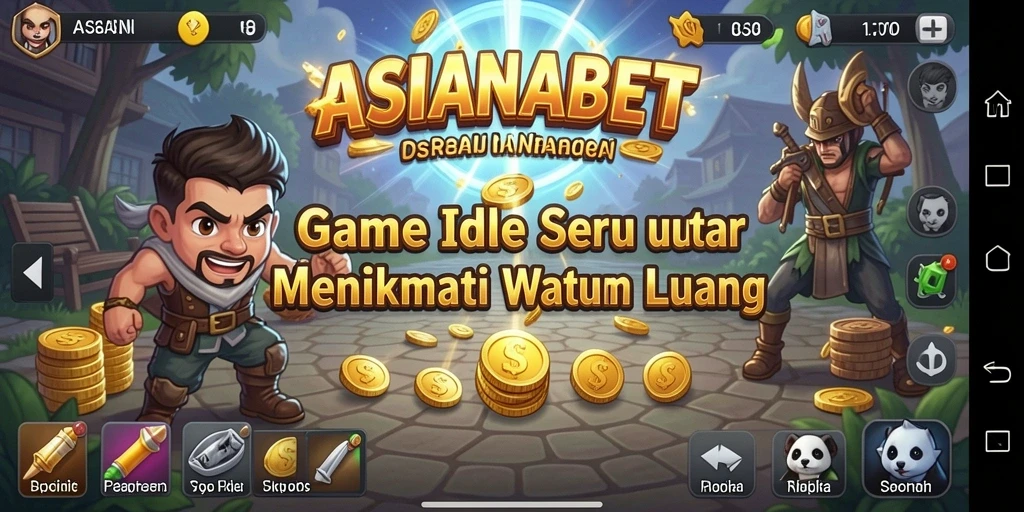 Screenshot utama ASIANABET menampilkan gameplay santai dan menarik.