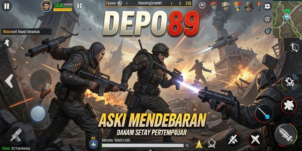 Tangkapan layar gameplay DEPO89 yang menunjukkan aksi seru dan mendebarkan.