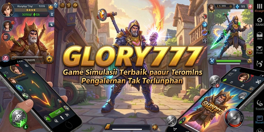 Tangkapan layar <strong>GLORY777</strong> menunjukkan gameplay simulasi yang menarik dan interaktif.