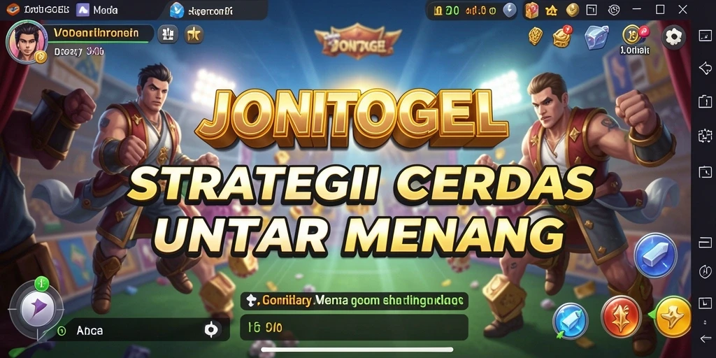 Screenshot JONITOGEL menampilkan momen seru strategi pertempuran.