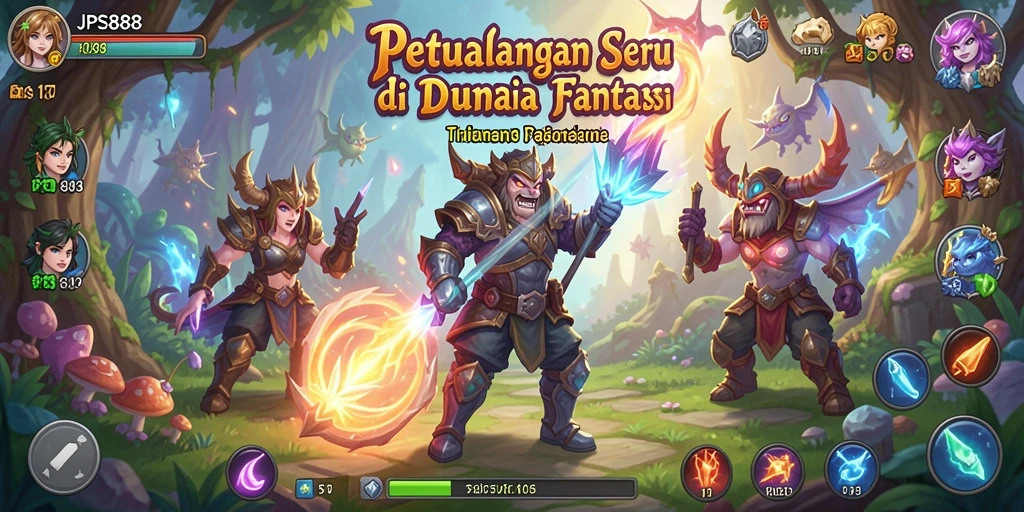 Tangkapan layar gameplay seru di dunia petualangan JPS888.