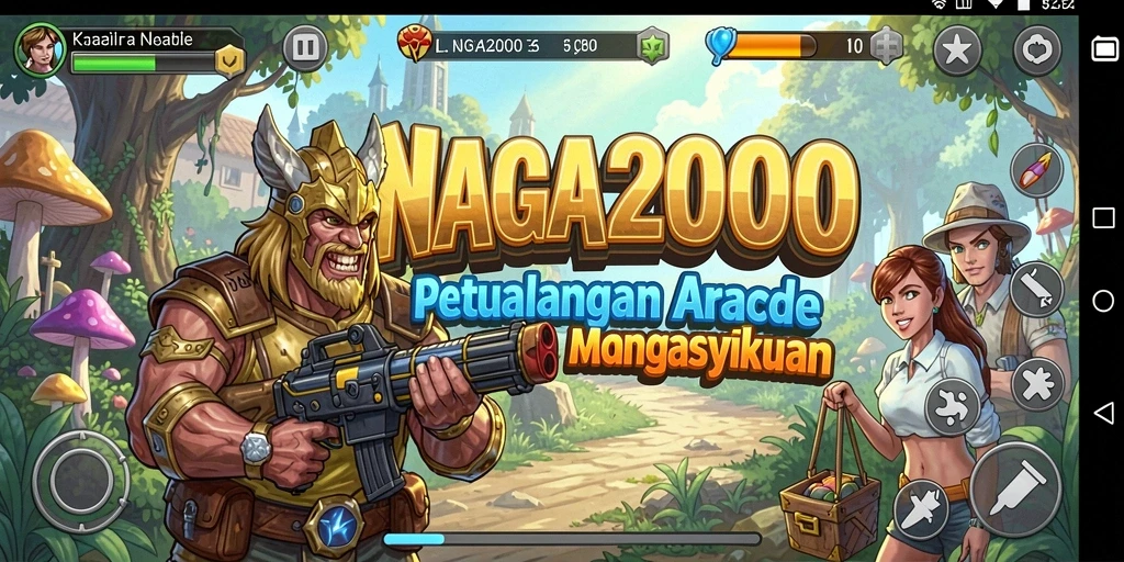 Tangkapan layar gameplay NAGA2000 dengan aksi seru dan tantangan menarik.