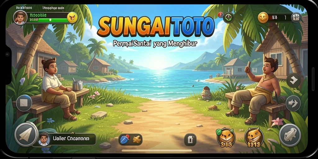 Tampilan gameplay SUNGAITOTO yang penuh warna dan menarik.