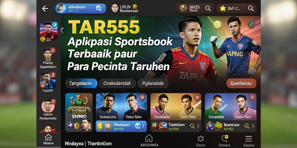 Tampilan gameplay menarik dari aplikasi Sportsbook TAR555.