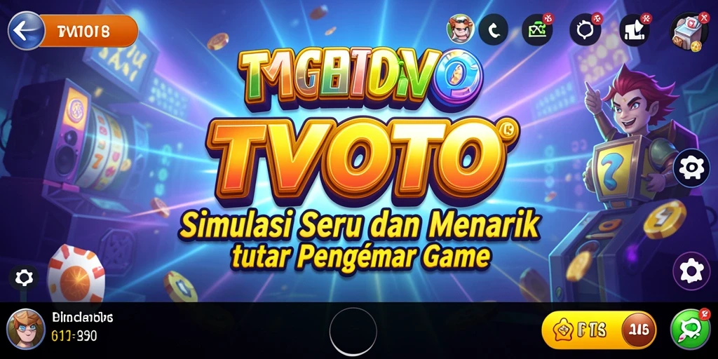 Tampilan gameplay <strong>TVTOTO</strong> yang seru dan mendalam.