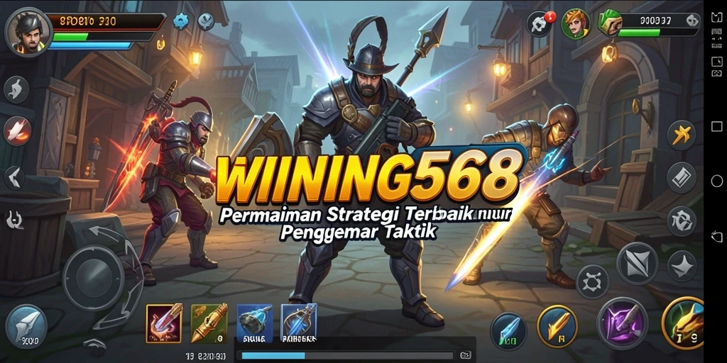 Screenshot gameplay WINNING568 menampilkan aksi strategis yang mendebarkan.